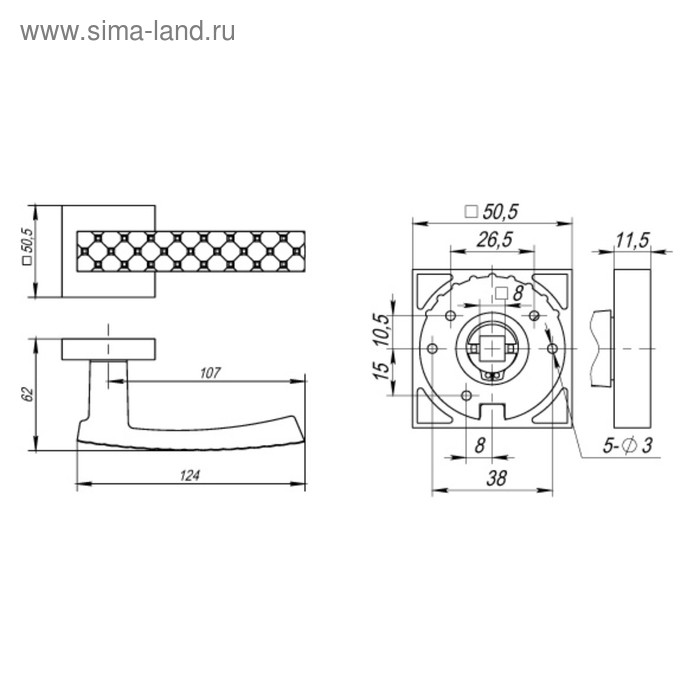 

Ручка раздельная Fuaro CRYSTAL STAR DM CP-8, цвет хром