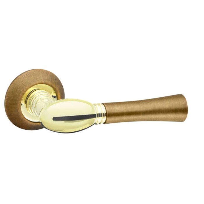 Ручка раздельная Fuaro HARMONY RM AB/GP-7, цвет бронза/золото