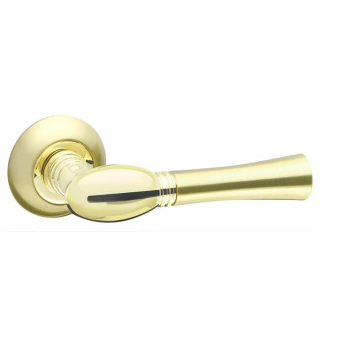 Ручка раздельная Fuaro HARMONY RM SG/GP-4, цвет матовое золото/золото