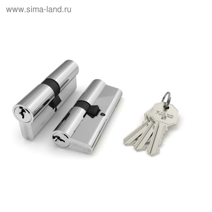 

Цилиндровый механизм Fuaro 100 CA 80 (35х10х35) CP, 5 ключей, цвет хром
