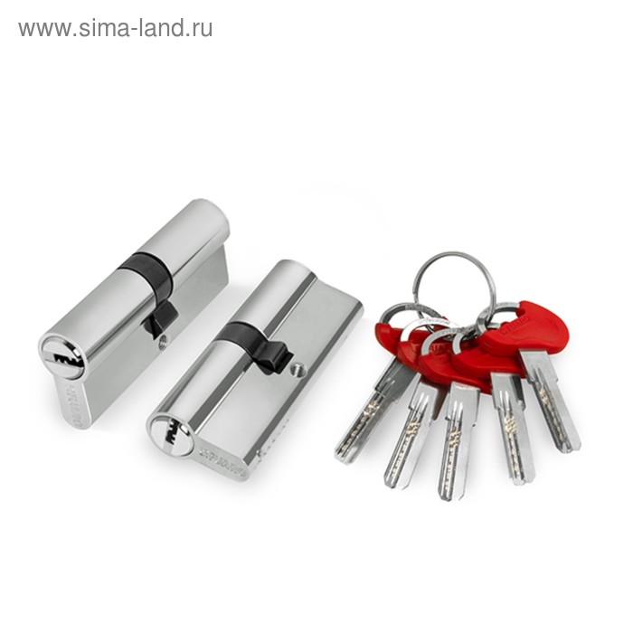 

Цилиндровый механизм Fuaro D-PRO500/80 (30х10х40) CP, 5 ключей, цвет хром