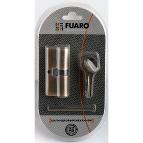 Цилиндровый механизм Fuaro R300/60-BL (25х10х25) BBP, 5 ключей, цвет латунь от Сима-ленд