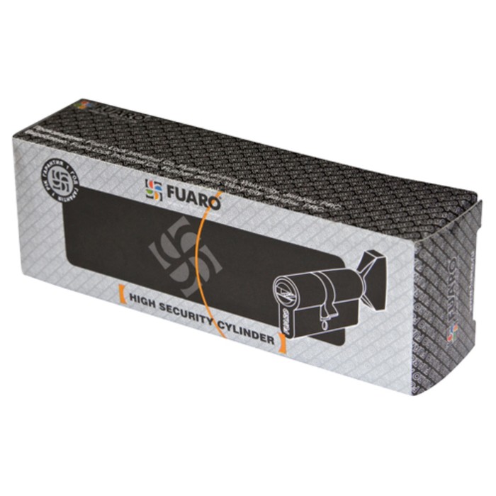 Цилиндровый механизм Fuaro 100 CM 68 (26х10х32) PB, с вертушкой, цвет латунь