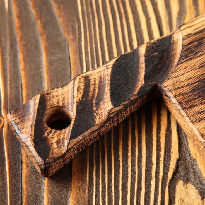 Доска для нарезки и подачи "Хамон, массив дуба, 37х14 см