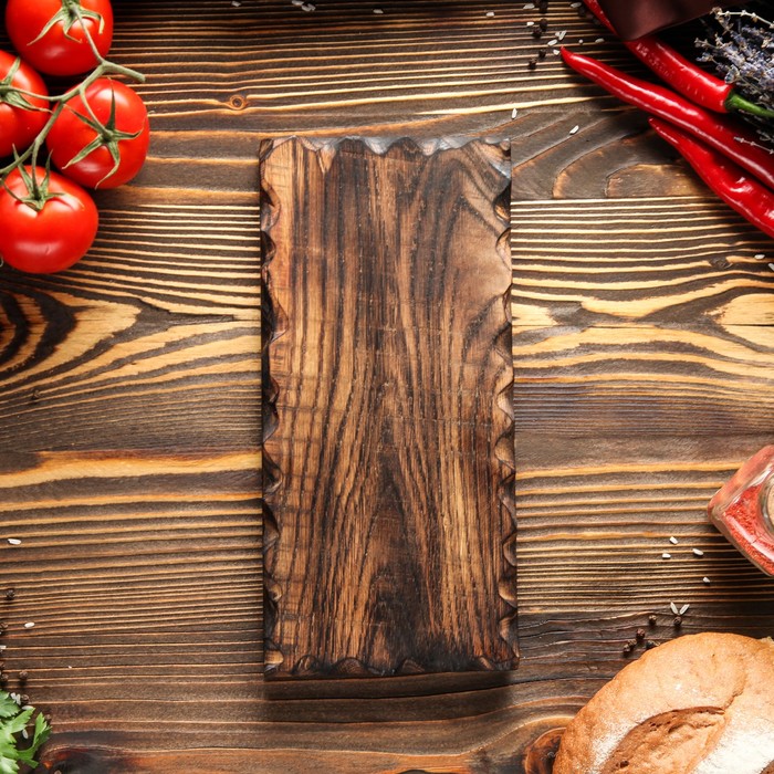 Доска для нарезки и подачи, массив дуба, 29х14 см
