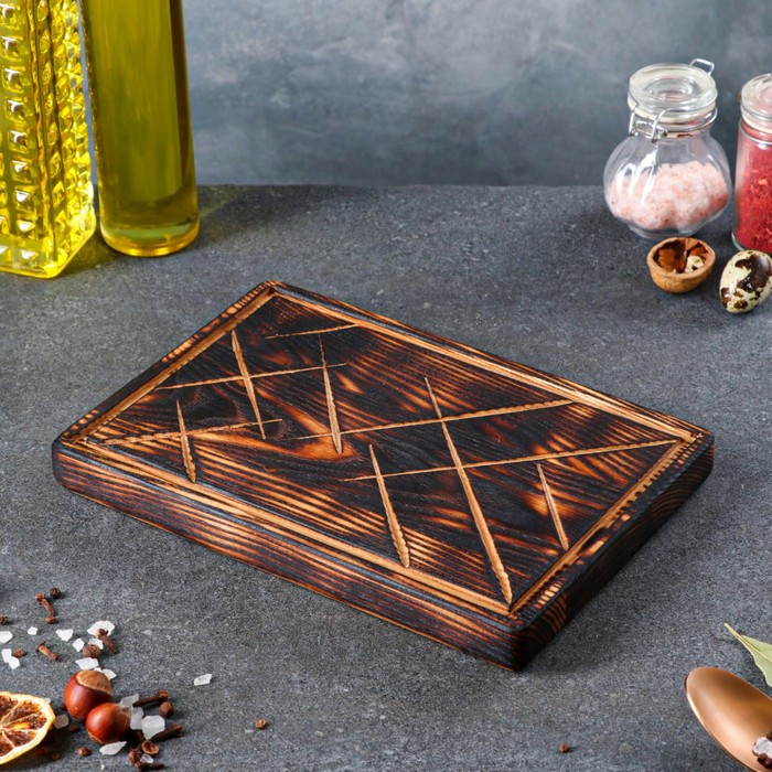 Доска для нарезки и подачи, 25х17 см