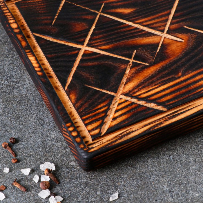 Доска для нарезки и подачи, 25х17 см