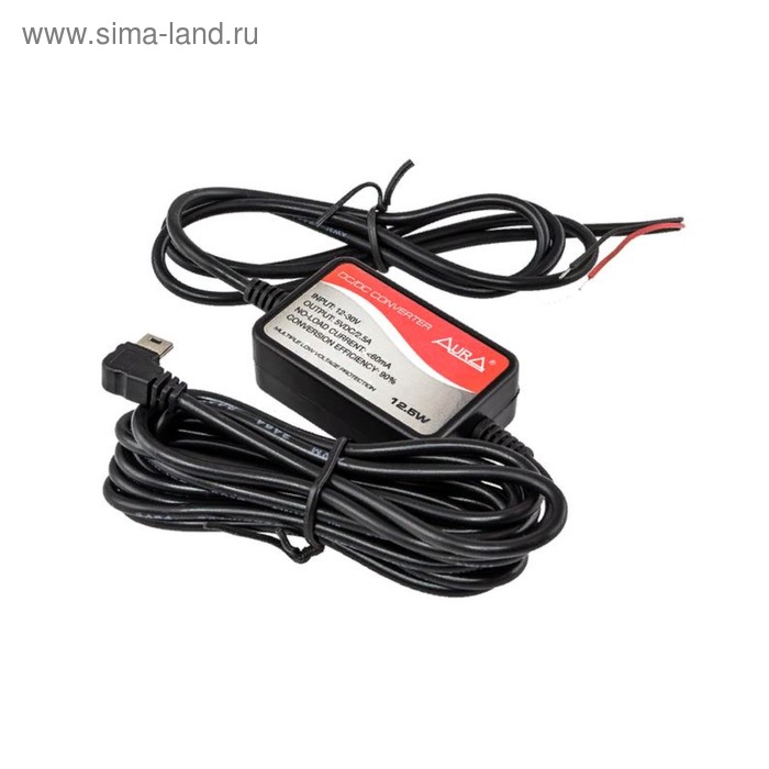 фото Зарядное устройство aura tpa-u031 miniusb, с предохранителем, 3 м