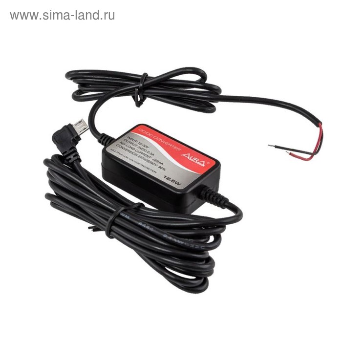 Зарядное устройство Aura TPA-U032 MicroUSB, с предохранителем, 3 м устройство зарядное для видеорегистратора aura tpa u020