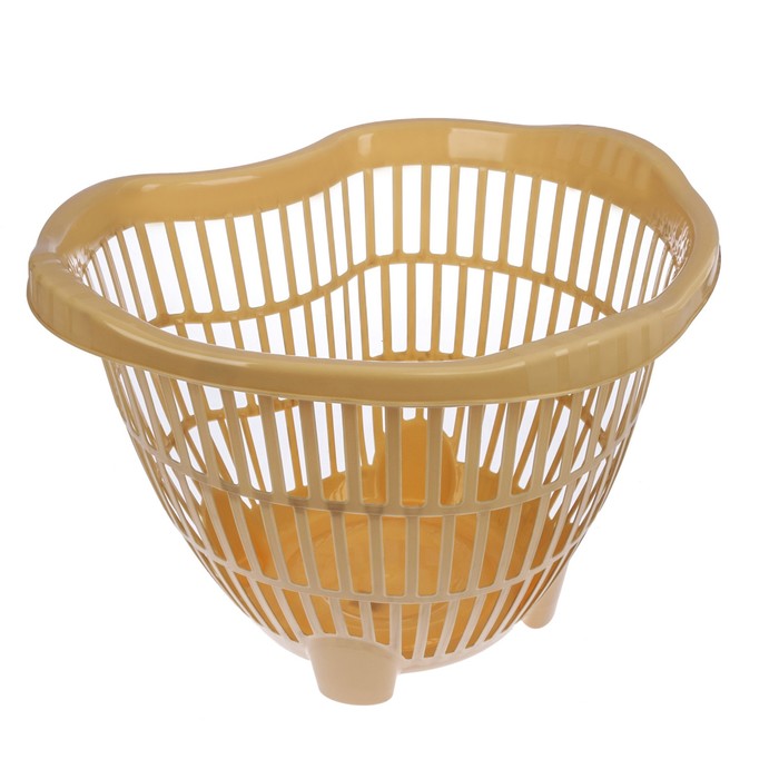 Корзина для белья 30 л, цвет МИКС