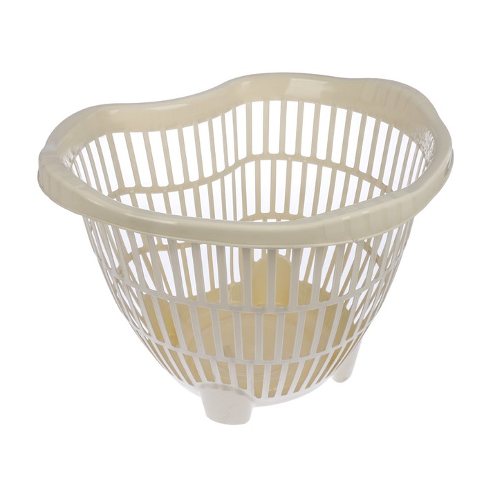 Корзина для белья 30 л, цвет МИКС