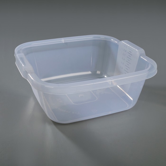 Таз квадратный 9 л, цвет МИКС