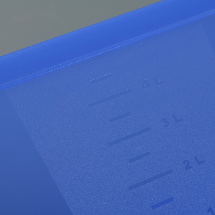 Таз прямоугольный 5 л, цвет МИКС