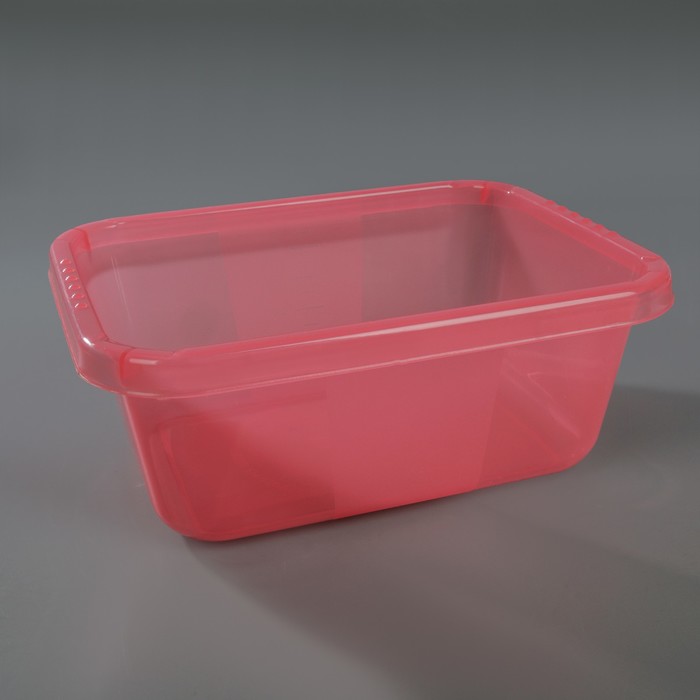Таз прямоугольный 5 л, цвет МИКС