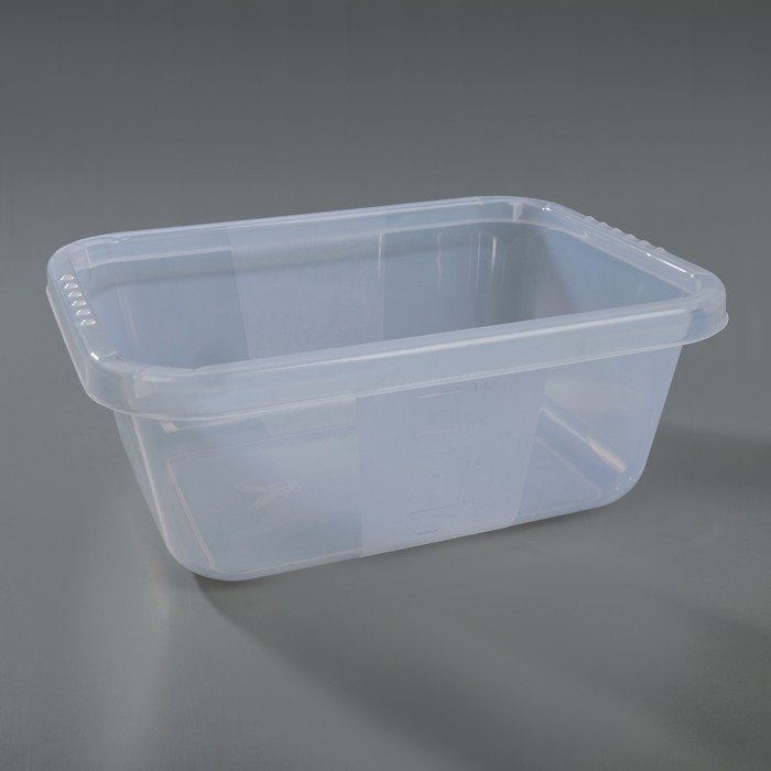 Таз прямоугольный 5 л, цвет МИКС