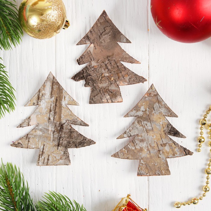 Новогодний декор из коры  "Ёлочка", макси