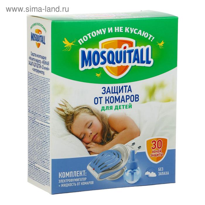 Комплект Mosquitall «Для дома и дачи»: электрофумигатор + жидкость 30 мл