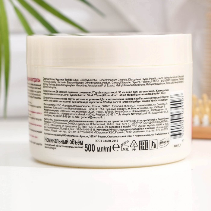 

Маска Прелесть Professional Умное восстановление для поврежденных волос, 500 мл