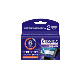 

Сменные кассеты Deonica for men 6 лезвий, 2 шт