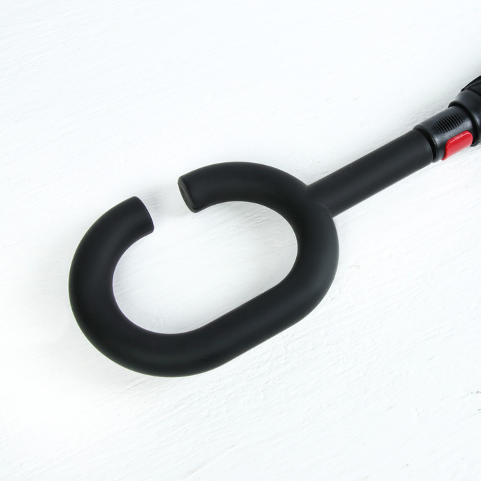 Зонт наоборот "Однотонный", механический, R=53см, цвет чёрный