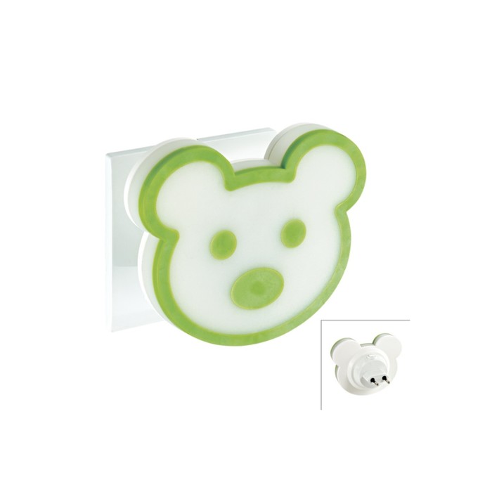 Светильник Nightlight 3x0,3Вт LED зеленый 11,2x9,4x7,5 см