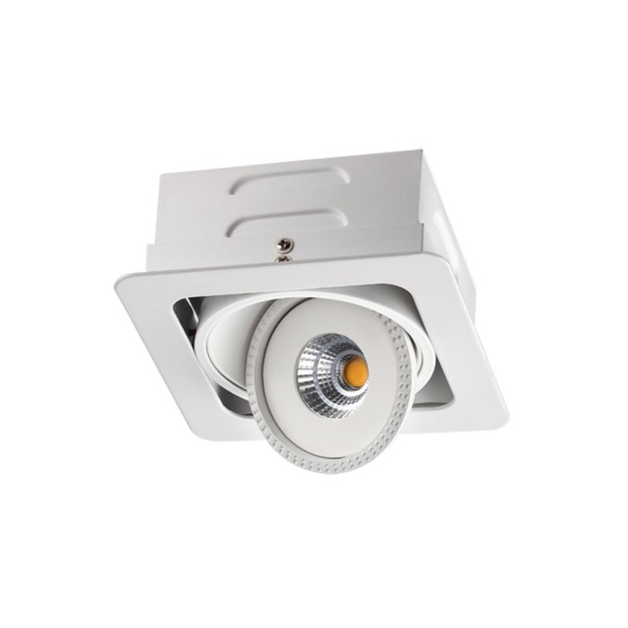 Встраиваемый светильник светодиодный Novotech, 15 Вт, 220 В, 160x160 мм, d=60 мм, белый