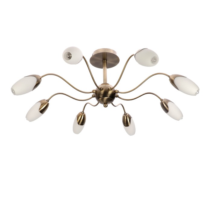 Люстра "Алтерия" 8х60Вт  Е14  бронза 40х40х28 см.