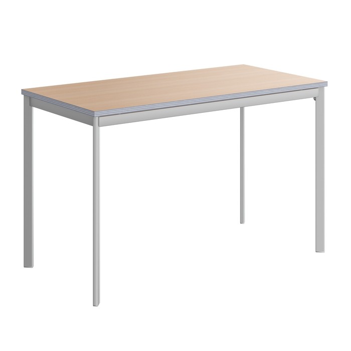 Стол письменный Imago S СП-2.1S, 1200х600х755 мм, клён/алюминий