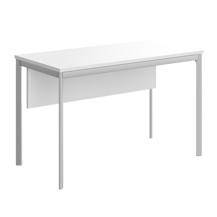 Стол письменный Imago S СП-2.1SD, 1200х600х755 мм, белый/алюминий