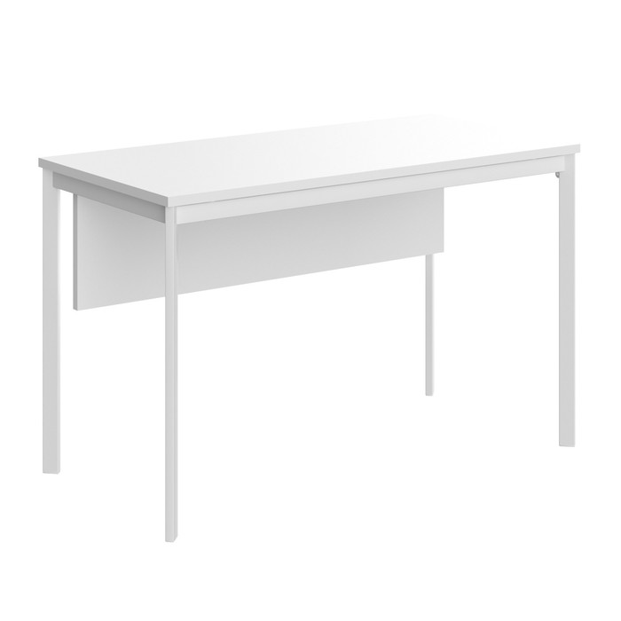 Стол письменный Imago S СП-2.1SD, 1200х600х755 мм, белый/белый полуматовый