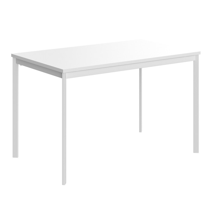 Стол письменный Imago S СП-2S, 1200х720х755 мм, белый/белый полуматовый