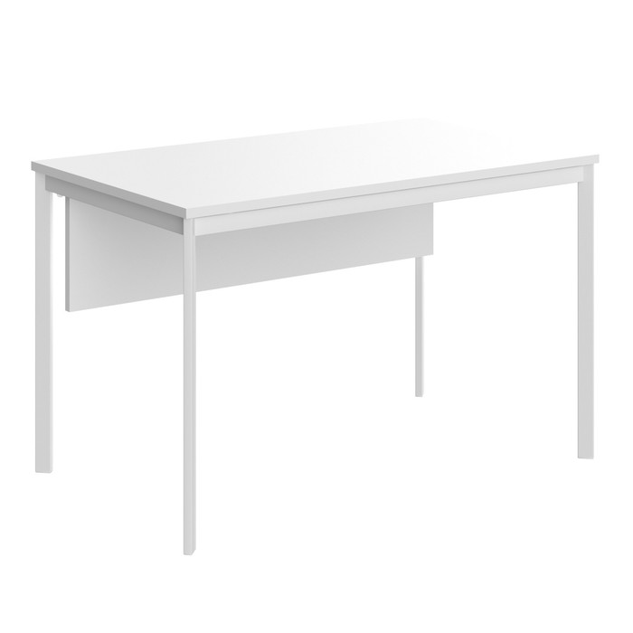 Стол письменный Imago S СП-2SD, 1200х720х755 мм, белый/белый полуматовый