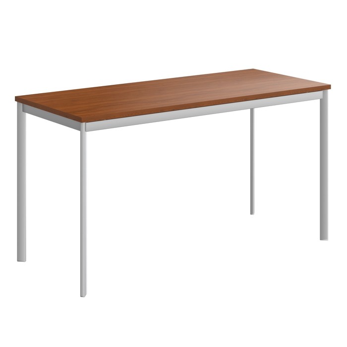 Стол письменный Imago S СП-3.1S, 1400х600х755 мм, орех французский/алюминий