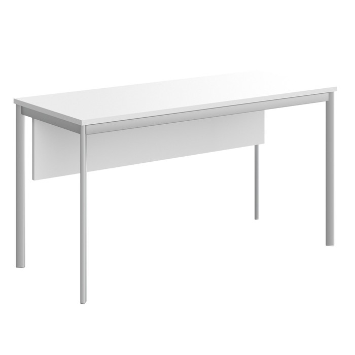 Стол письменный Imago S СП-3.1SD, 1400х600х755 мм, белый/алюминий
