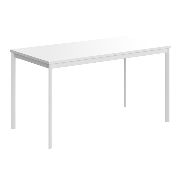 Стол письменный Imago S СП-3S, 1400х720х755 мм, белый/белый полуматовый