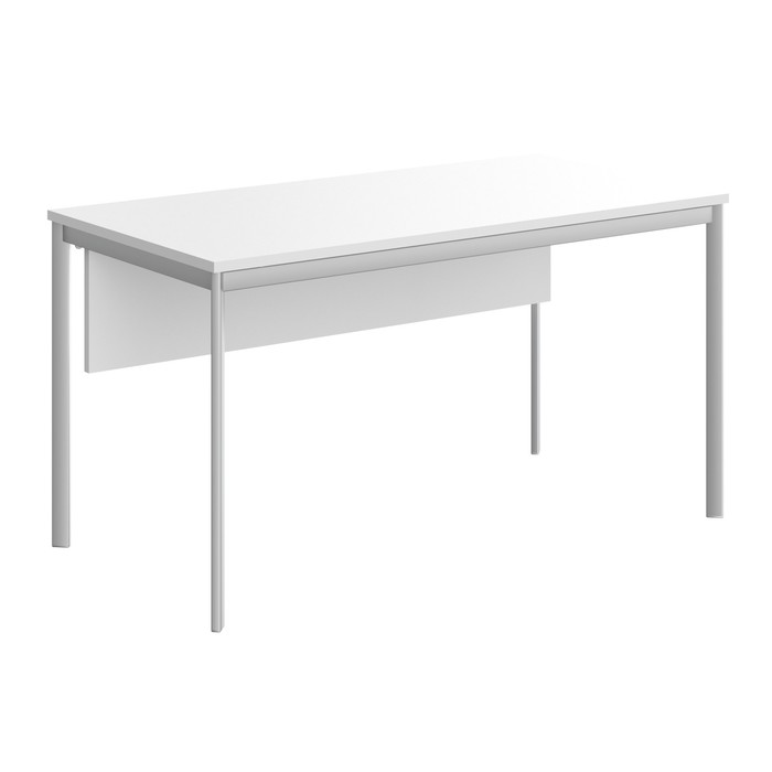 Стол письменный Imago S СП-3SD, 1400х720х755 мм, белый/алюминий