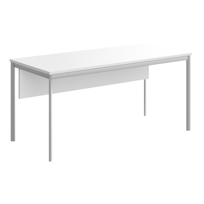 Стол письменный Imago S СП-4SD, 1600х720х755 мм, белый/алюминий