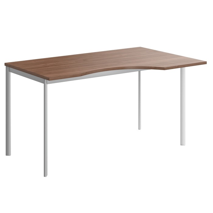 Стол эргономичный Imago S СА-2S(R), 1400х900х755 мм, ясень шимо/алюминий