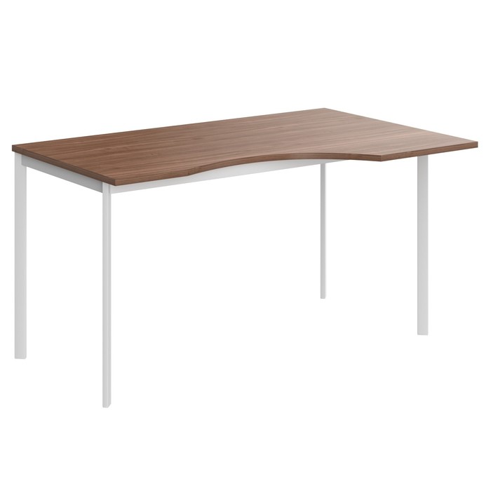 Стол эргономичный Imago S СА-2S(R), 1400х900х755 мм, ясень шимо/белый полуматовый