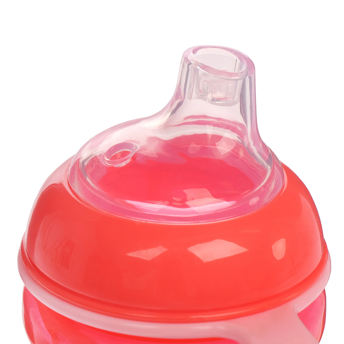 Поильник детский с мягким носиком, 250 мл, от 5 мес., цвет розовый