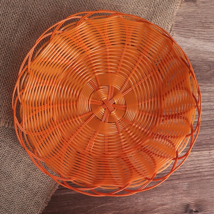 Корзинка для фруктов и хлеба "Оранж" 21х21х8 см