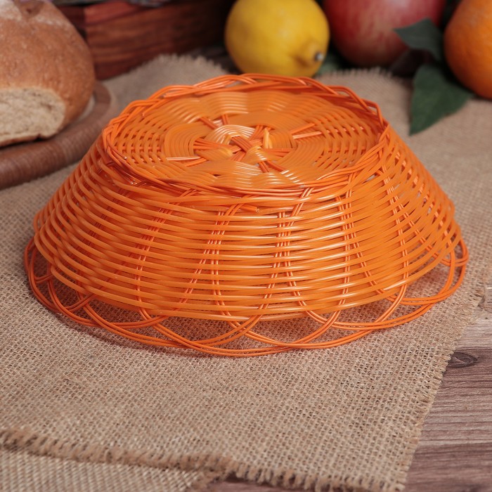 Корзинка для фруктов и хлеба "Оранж" 21х21х8 см
