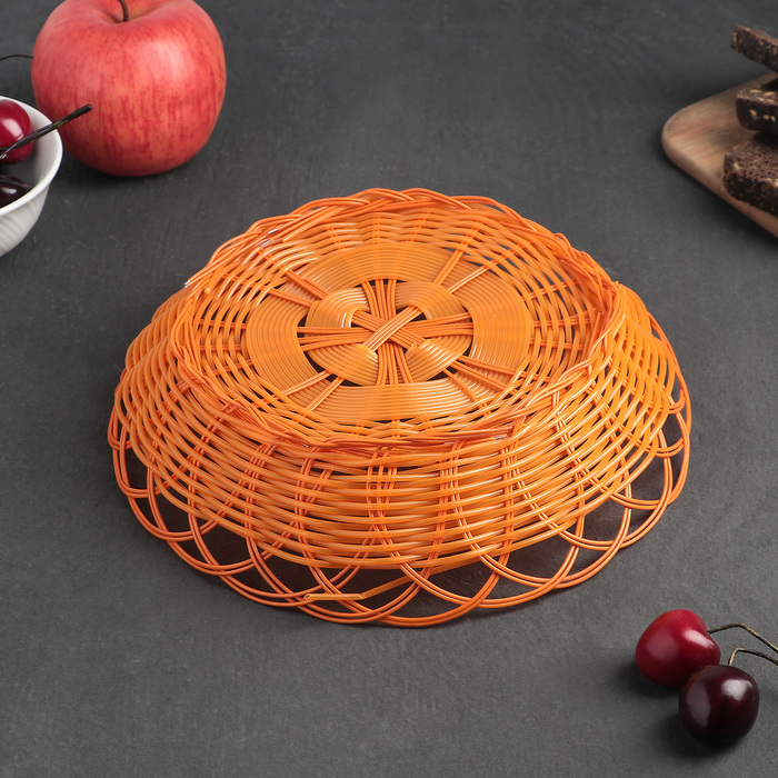 Корзинка для фруктов и хлеба "Оранж" 23х23х5,5 см