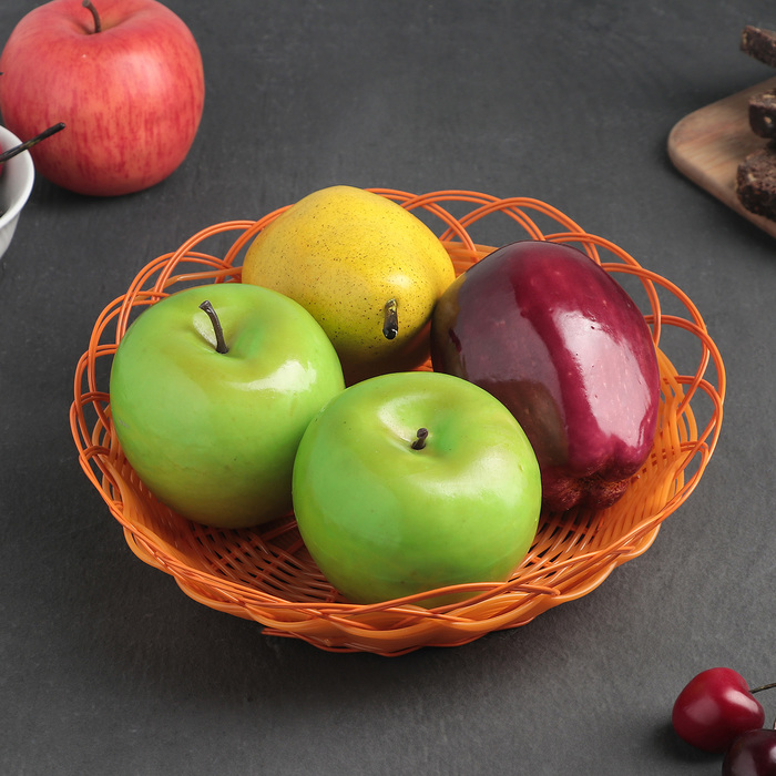 Корзинка для фруктов и хлеба "Оранж" 23х23х5,5 см
