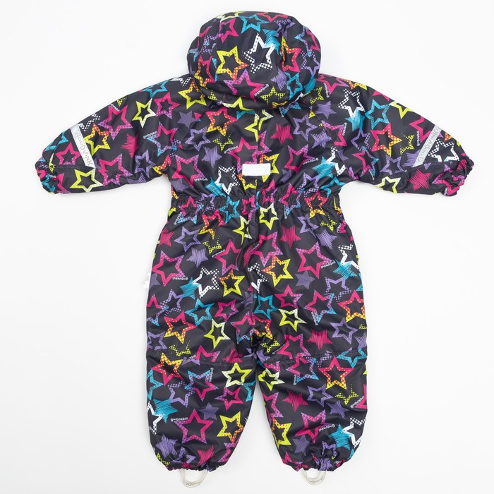 Комбинезон детский КМ31018-09, цвет серый/звёзды, рост 104 см