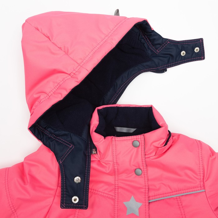 Комплект для девочки КТ23018-25, цвет синий/розовый, рост 104 см