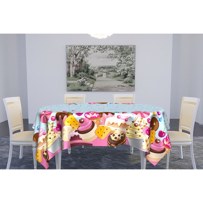 Скатерть "Сладкая Любовь" 145х145 см