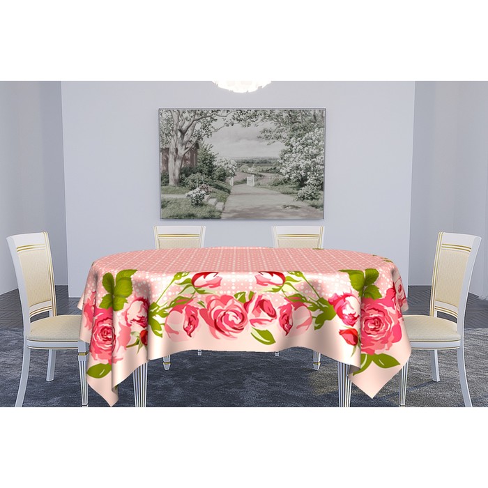 Скатерть "Цветочек" 145х145 см