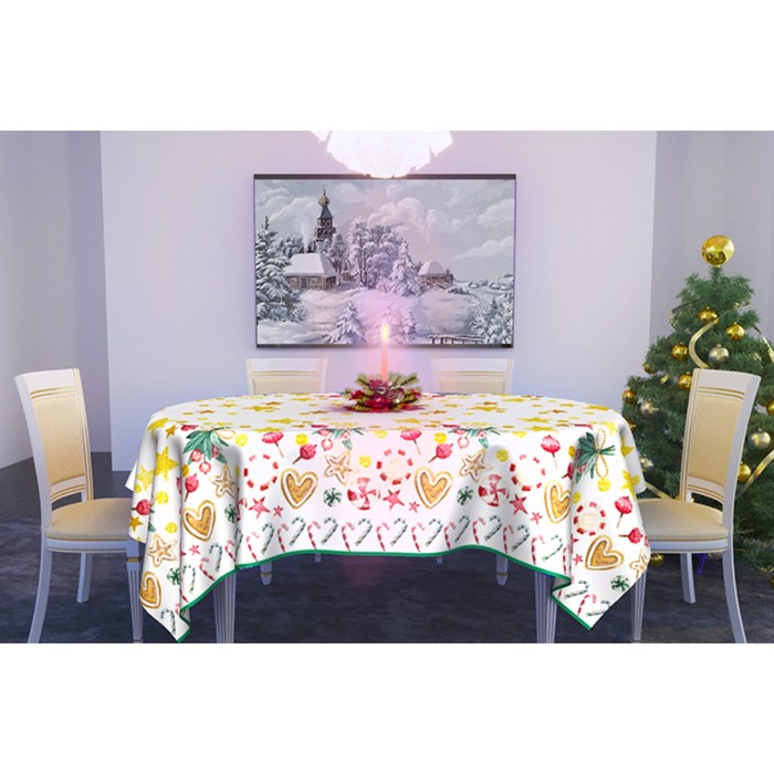 Скатерть "Звездная" 145х145 см