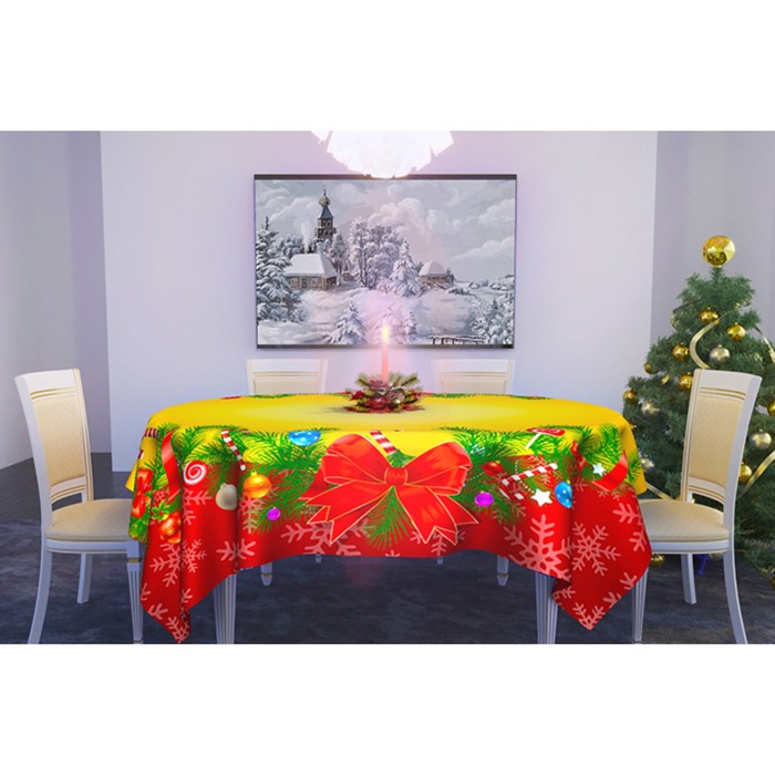 Скатерть "Украшение" 145х145 см